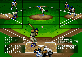 RBI Baseball 4 screenshot 4 for Sega Mega Drive